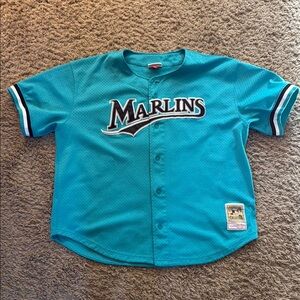 Mitchell & Ness Andre Dawson Men’s 2XL Marlins Jersey. EUC.